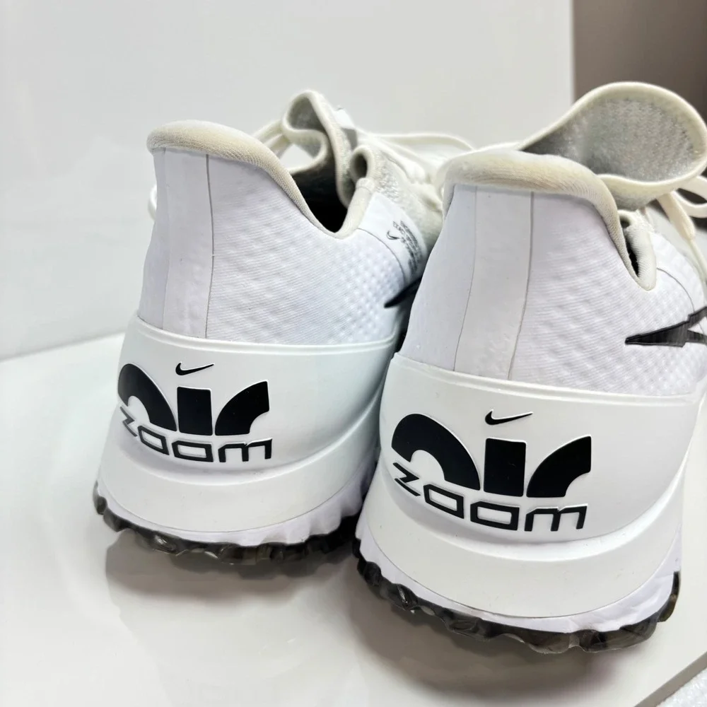 Nike Air Zoom Infinity Tour Flyknit Golf Shoes White Black CT0540-133 Mens 14